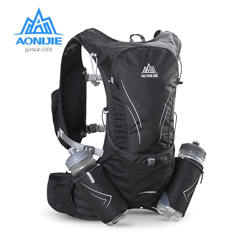 AONIJIE Running Bag With 2Pcs 600ml Bottles Outdoor Marathon Reflective Hiking Cycling Backpack Hydration Vest Pack 15L
AONIJIE Running Bag With 2Pcs 600ml Bottles Outdoor Marathon Reflective Hiking Cycling Backpack Hydration Vest Pack 15L