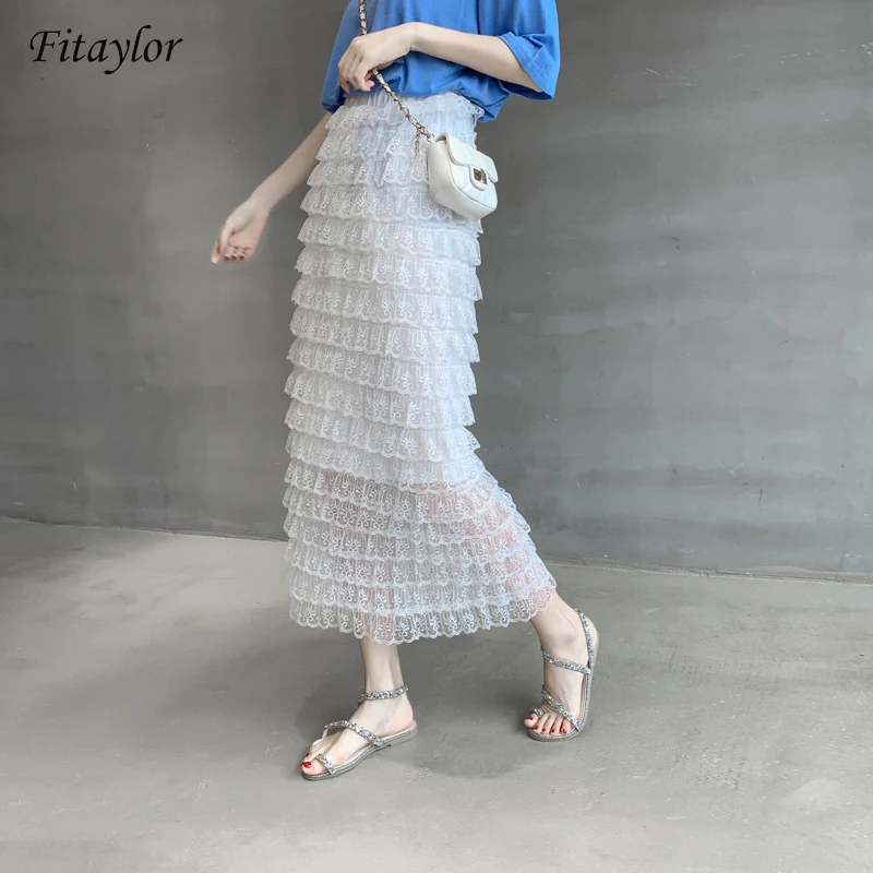 Fitaylor Women New Multi-layer Mesh Cake Skirt Sweet Tulle Female Lace Long Skirt
Fitaylor Women New Multi-layer Mesh Cake Skirt Sweet Tulle Female Lace Long Skirt