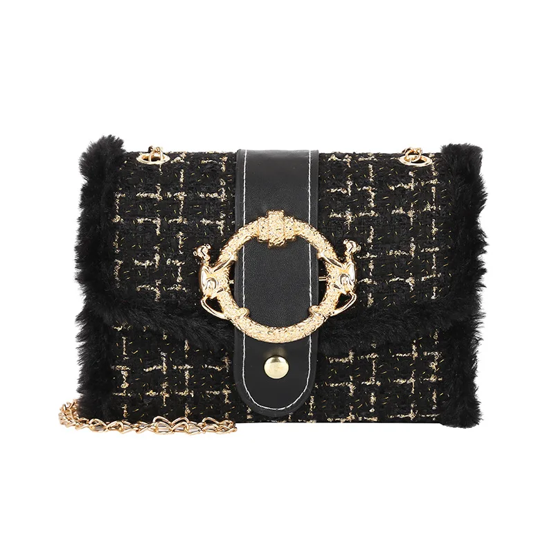 Female new fashion fashion Korean version of the cross with square bag Hong Kong style fashion plush female bag
Female new fashion fashion Korean version of the cross with square bag Hong Kong style fashion plush female bag