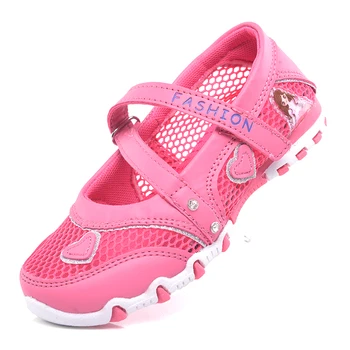 Girls Princess Shoes 2018 Summer Air Mesh Breathable Kids Sneakers Children's Outdoor Sport Sandal Flats Size: 26-37
Girls Princess Shoes 2018 Summer Air Mesh Breathable Kids Sneakers Children's Outdoor Sport Sandal Flats Size: 26-37