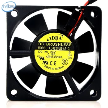 AD0624UB-A71GL Double Ball Bearing Cooling Fan DC 24V 0.16A 6W 5500RPM 6025 6cm 60*60*25mm
AD0624UB-A71GL Double Ball Bearing Cooling Fan DC 24V 0.16A 6W 5500RPM 6025 6cm 60*60*25mm