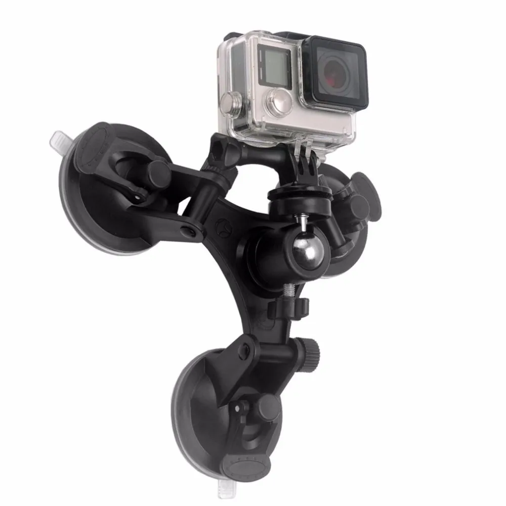 Low Angle Triangle Suction Cup Mount Holder Mini Tripod With Ball Head Base For Gopro Sport Camera Accessories
Low Angle Triangle Suction Cup Mount Holder Mini Tripod With Ball Head Base For Gopro Sport Camera Accessories