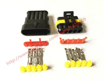 5 Set Kit 5 Pin Way Waterproof Electrical Wire automotive Connector Plug for car with registered amp connector 282107-1 282089-1
5 Set Kit 5 Pin Way Waterproof Electrical Wire automotive Connector Plug for car with registered amp connector 282107-1 282089-1