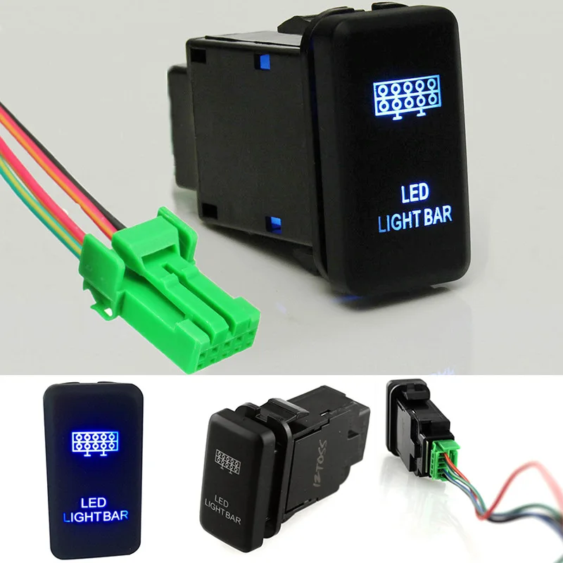 New Release 1 Pcs 12V Car On Off Button Push Switch Blue LED Light Bar For Toyota Yaris Tundra 2008-2016 Mayitr
New Release 1 Pcs 12V Car On Off Button Push Switch Blue LED Light Bar For Toyota Yaris Tundra 2008-2016 Mayitr