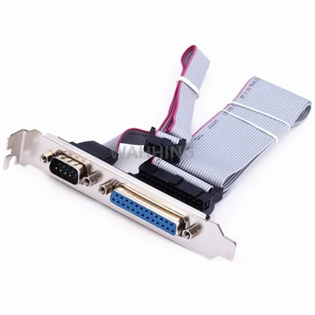 Computer Motherboard Panel Mount EP-081 Serial DB9 9 Pin Male COM with Parallel DB25 25 Pin Female LPT Cable Adapter HY1329
Computer Motherboard Panel Mount EP-081 Serial DB9 9 Pin Male COM with Parallel DB25 25 Pin Female LPT Cable Adapter HY1329