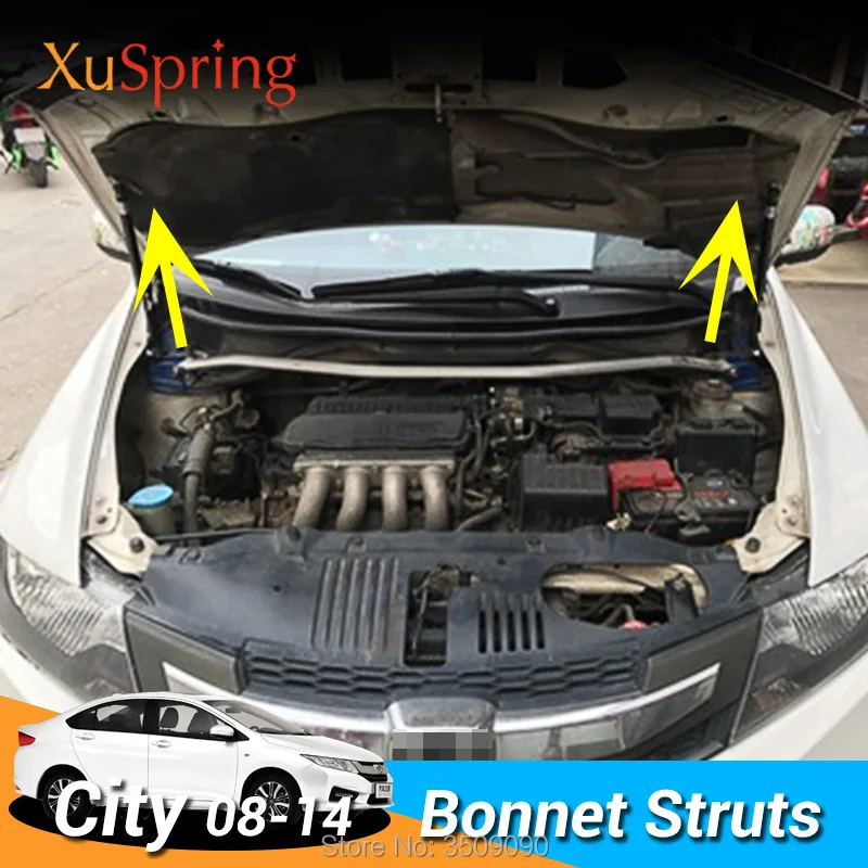 Car Bonnet Cover Lift Support Spring Bracket Hydraulic Rod Struts No Drilling/Welding for Honda City S Ballade 2008-2014
Car Bonnet Cover Lift Support Spring Bracket Hydraulic Rod Struts No Drilling/Welding for Honda City S Ballade 2008-2014