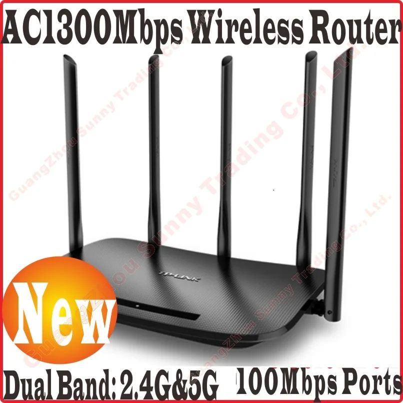Chin-Firmware 5*100Mbps ports TP-LINK AC1300 Wireless Dual Band 2.4+5G WiFi Router 5 Antennas 11AC Wireless Router AP WDS No Box
Chin-Firmware 5*100Mbps ports TP-LINK AC1300 Wireless Dual Band 2.4+5G WiFi Router 5 Antennas 11AC Wireless Router AP WDS No Box