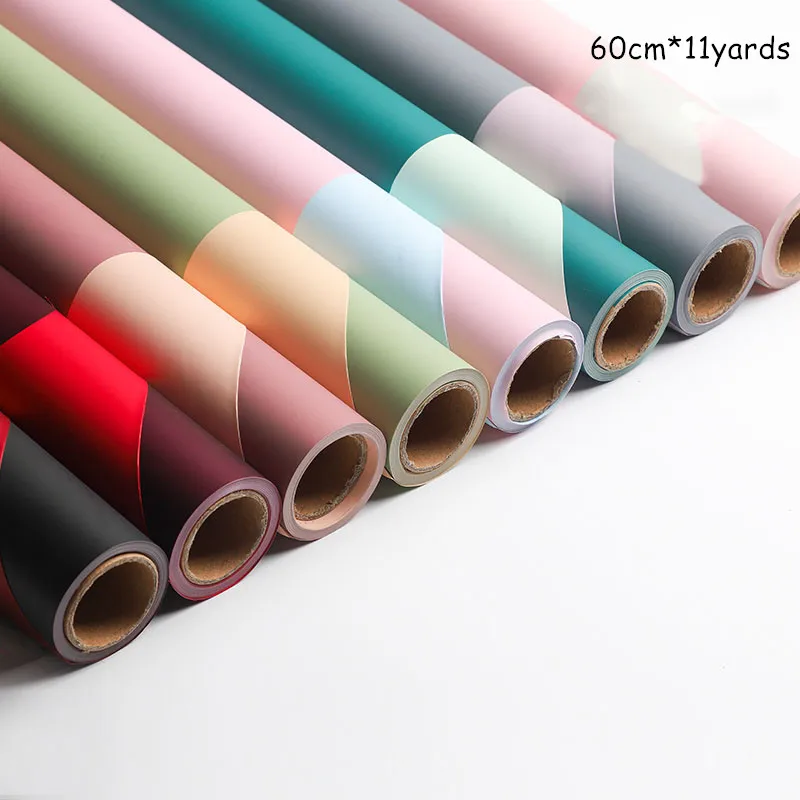 60cm*11yards/roll Double-sided Flower Wrapping Paper Two-color Waterproof Bouquet Wrapping Paper Gift Wedding Layout Packaging
60cm*11yards/roll Double-sided Flower Wrapping Paper Two-color Waterproof Bouquet Wrapping Paper Gift Wedding Layout Packaging