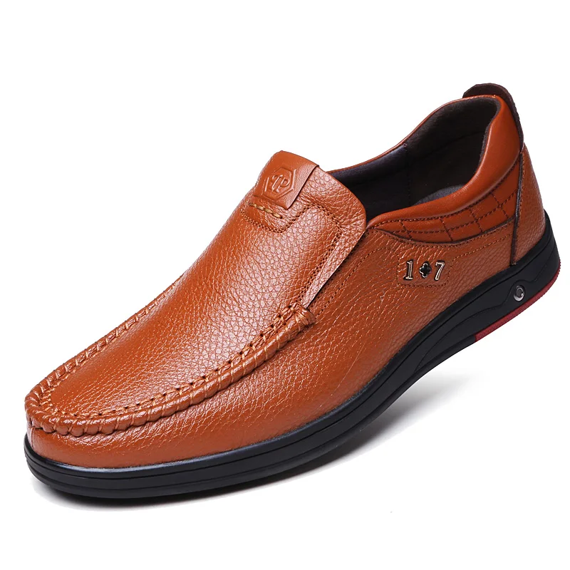 Business Shoes leather Mens shoes casual luxury Men Loafers Soft Comfortable Male Driving shoes men's footware large size 38-48
Business Shoes leather Mens shoes casual luxury Men Loafers Soft Comfortable Male Driving shoes men's footware large size 38-48