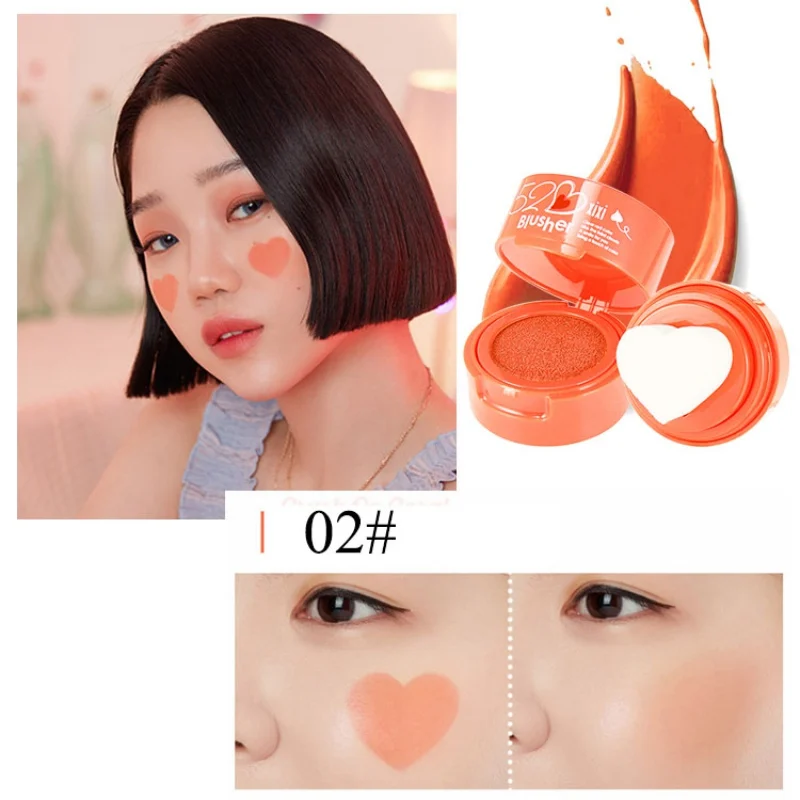 Heart blusher palette orange peach color waterproof long lasting air cushion seal blush cream contour makeup palette QT432
Heart blusher palette orange peach color waterproof long lasting air cushion seal blush cream contour makeup palette QT432