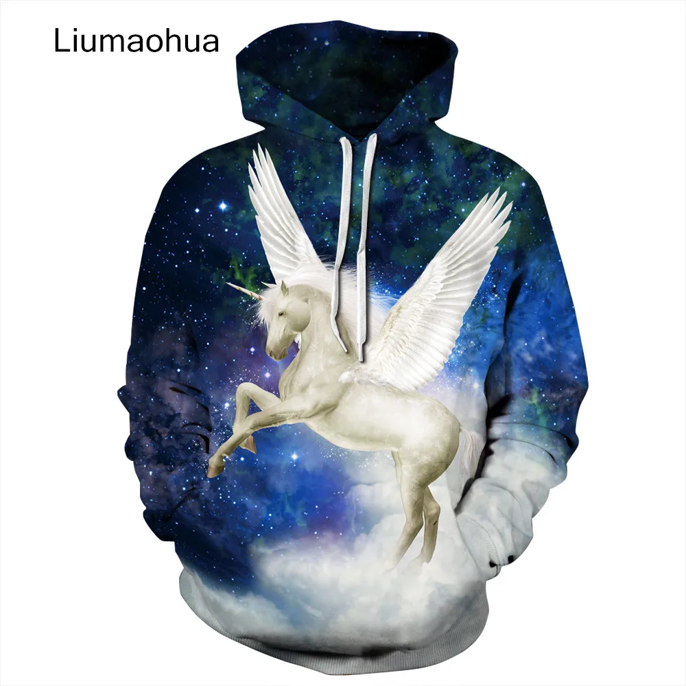 Liumaohua 2018 new Fashion galaxy Hoodies Womens Mens Hooded Unicorn horse Print 3d Casual Tracksuit Pullovers
Liumaohua 2018 new Fashion galaxy Hoodies Womens Mens Hooded Unicorn horse Print 3d Casual Tracksuit Pullovers