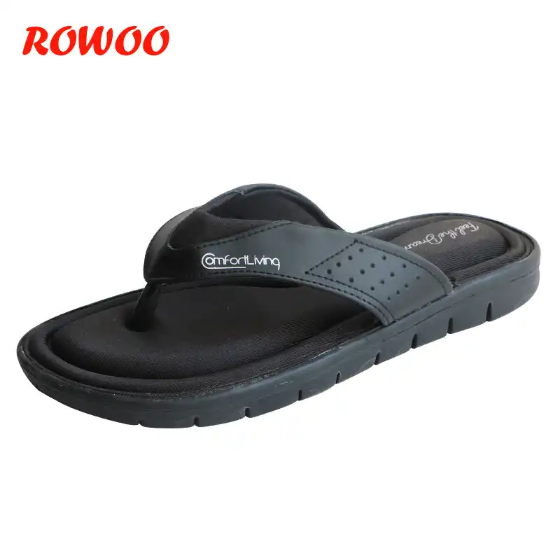 memory foam flip flops for men