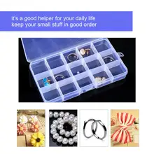 Plastic Jewelry Beads Box Earring Storage Portable Adjustable Case Home Organizer
Plastic Jewelry Beads Box Earring Storage Portable Adjustable Case Home Organizer
