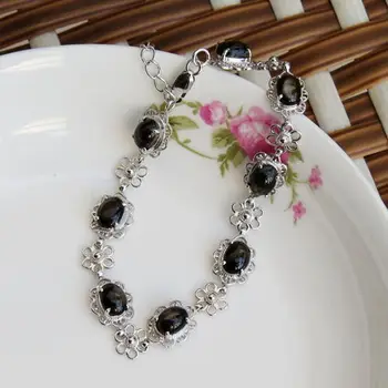 New Qi Xuan_Free Mail Starlight Dark Blue Stone Bracelets_S925 Solid Silver Fashion Bracelets_Manufacturer Directly Sales
New Qi Xuan_Free Mail Starlight Dark Blue Stone Bracelets_S925 Solid Silver Fashion Bracelets_Manufacturer Directly Sales