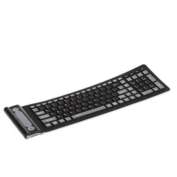 2.4G Wireless USB Keyboard 107-key Soft Keyboard Waterproof Folding Silicone Keyboards with USB Receiver for Computer
2.4G Wireless USB Keyboard 107-key Soft Keyboard Waterproof Folding Silicone Keyboards with USB Receiver for Computer