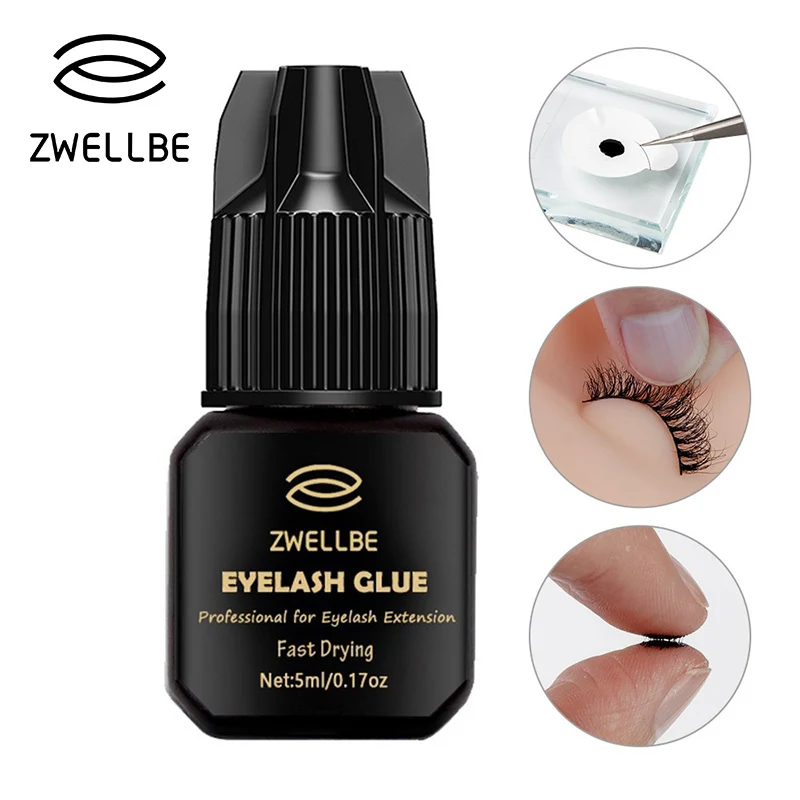 zwellbe 5ml Eyelash Extension Glue 1-3 Seconds Fast Drying Eyelashes Glue Pro Lash Glue Black Adhesive Retention 5-7 weeks
zwellbe 5ml Eyelash Extension Glue 1-3 Seconds Fast Drying Eyelashes Glue Pro Lash Glue Black Adhesive Retention 5-7 weeks