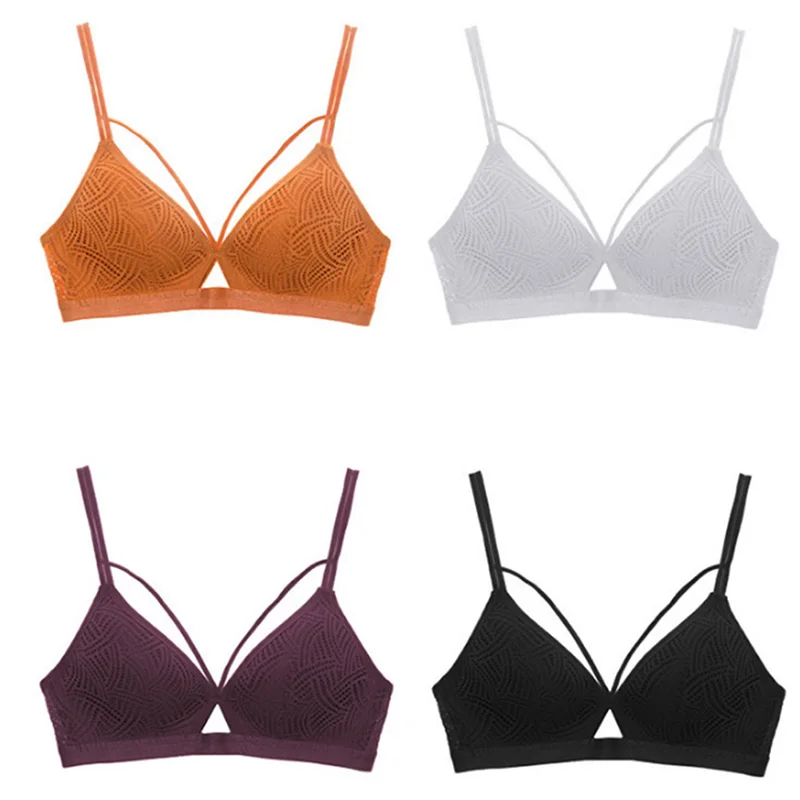 Comfortable Lace Hollow Out Bra Sexy Deep V Lingerie Breathable Wireless Bralette Seamless Push Up Bras Women Underwear
Comfortable Lace Hollow Out Bra Sexy Deep V Lingerie Breathable Wireless Bralette Seamless Push Up Bras Women Underwear