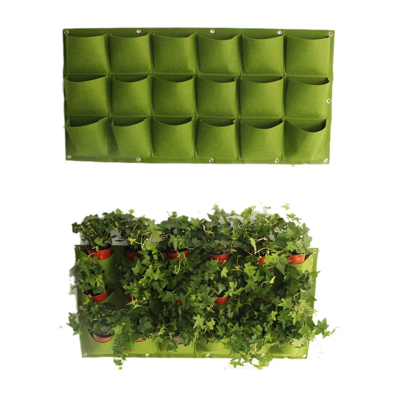 Pockets Vertical Vegetable Garden Planting Bags Growing Pot Hanging Wall Outdoor hyindoor Plants Strawberry Bag Garden Supplies
Pockets Vertical Vegetable Garden Planting Bags Growing Pot Hanging Wall Outdoor hyindoor Plants Strawberry Bag Garden Supplies