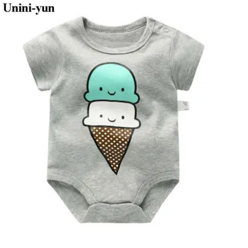Unini-yun Summer Baby Boys Animal style Short Sleeve cotton