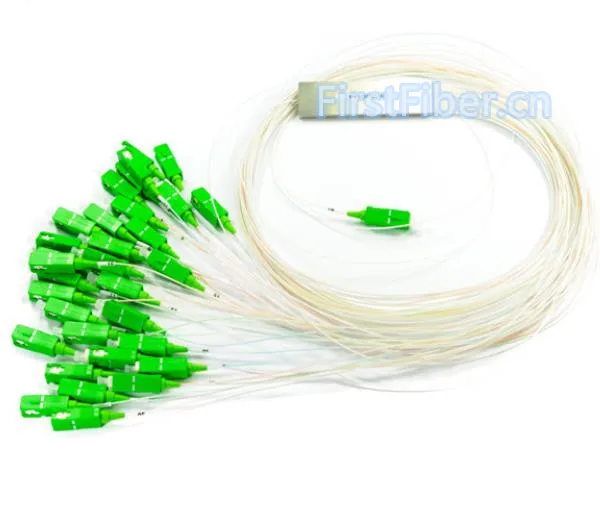 FirstFiber 1 x 64 SC/APC PLC POS Passive Optical Splitter, Fiber Splitter Mini Module, 900um, SC/APC 1.5m
FirstFiber 1 x 64 SC/APC PLC POS Passive Optical Splitter, Fiber Splitter Mini Module, 900um, SC/APC 1.5m