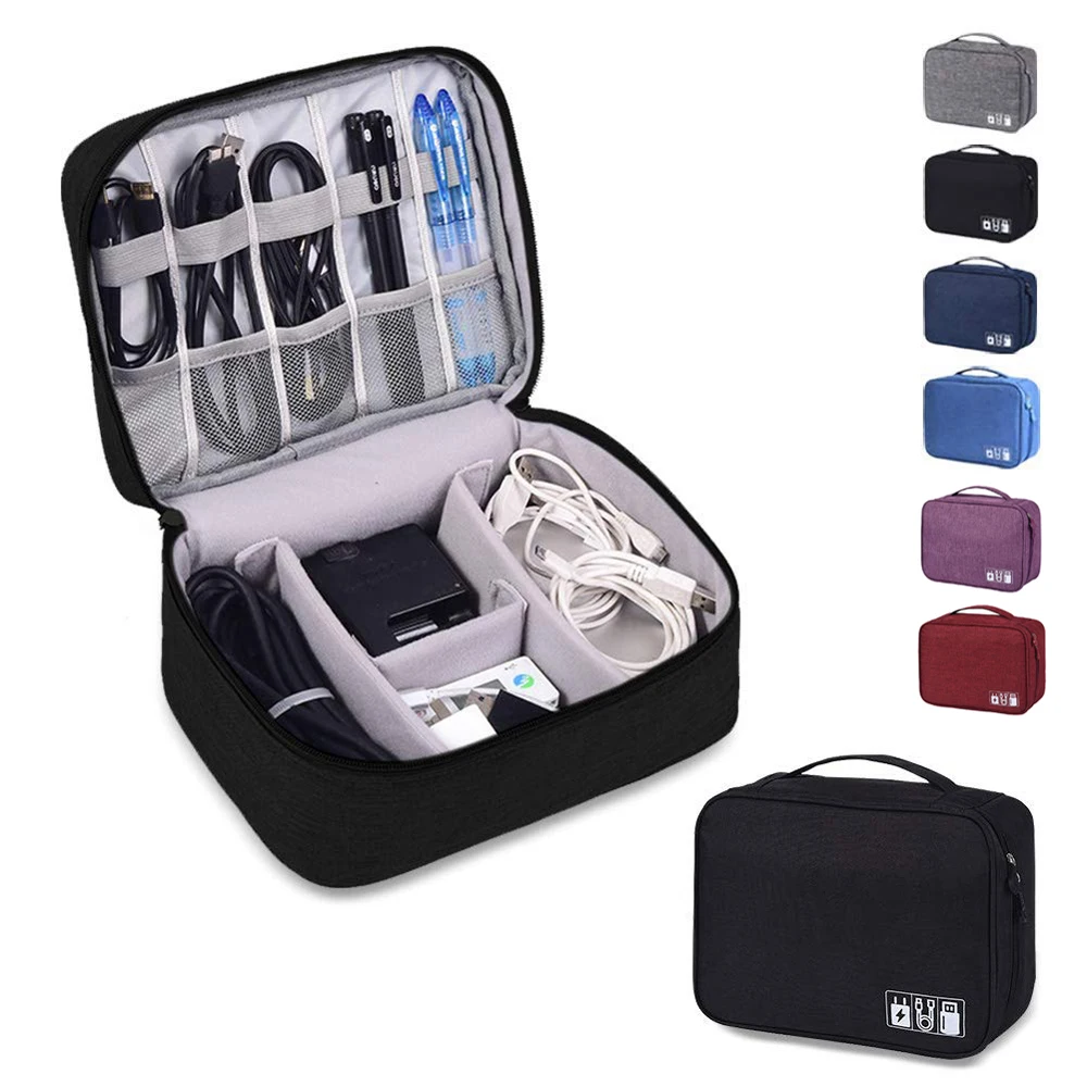 1pcs Waterproof Cable Organizer Travel Gadget Storage Bag Electronics Devices Accessories Cases USB Charger Holder Digitals Bag
1pcs Waterproof Cable Organizer Travel Gadget Storage Bag Electronics Devices Accessories Cases USB Charger Holder Digitals Bag