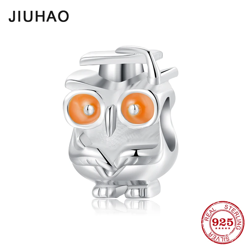2018 fashion Owl Bachelor with Orange eyes beads Metal 925 Sterling Silver Fit Original Pandora Charm Bracelet Jewelry making
2018 fashion Owl Bachelor with Orange eyes beads Metal 925 Sterling Silver Fit Original Pandora Charm Bracelet Jewelry making