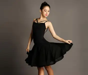 sleeveless latin Rumba cha cha salsa tango dance dress S-XXL black V strap back GB043
sleeveless latin Rumba cha cha salsa tango dance dress S-XXL black V strap back GB043