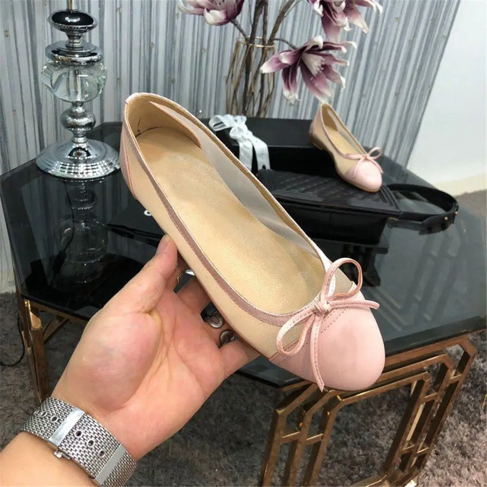 Luxury Brands Women's Flats Butterfly-knot Bowtie Casual Shoes Ballet Flats 42 Women's Shoes Genuine Leather Round Toe Leather
Luxury Brands Women's Flats Butterfly-knot Bowtie Casual Shoes Ballet Flats 42 Women's Shoes Genuine Leather Round Toe Leather