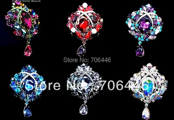 Elegant Bronze Plated Large Glass Crystal Rhinestone Diamante Jewelry Water Drop Wedding Dress Pin Brooch
Elegant Bronze Plated Large Glass Crystal Rhinestone Diamante Jewelry Water Drop Wedding Dress Pin Brooch