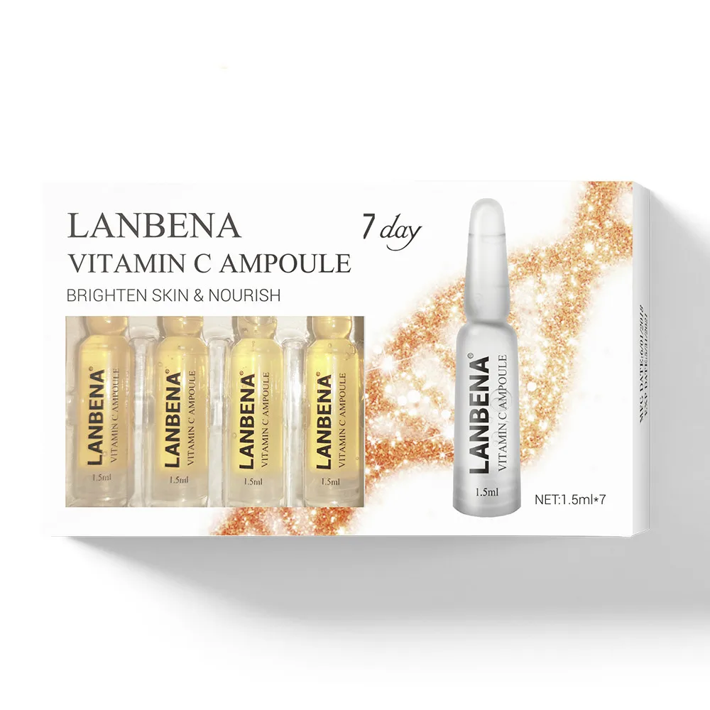 LANBENA 1Box 7 Days Face Lift Vitamin Serum Hyaluronic VC Liquid Moisturizing Anti Wrinkle Anti-Aging Facial Care Essence #T
LANBENA 1Box 7 Days Face Lift Vitamin Serum Hyaluronic VC Liquid Moisturizing Anti Wrinkle Anti-Aging Facial Care Essence #T