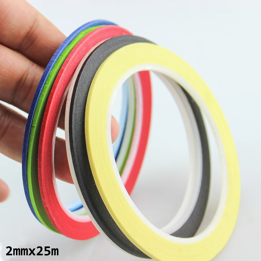 6 Rolls 2mm x 25m Draping Tape Pattern Making Supplies Masking Tape & Nail Art Tape Mixed Colors ( One color One roll)
6 Rolls 2mm x 25m Draping Tape Pattern Making Supplies Masking Tape & Nail Art Tape Mixed Colors ( One color One roll)