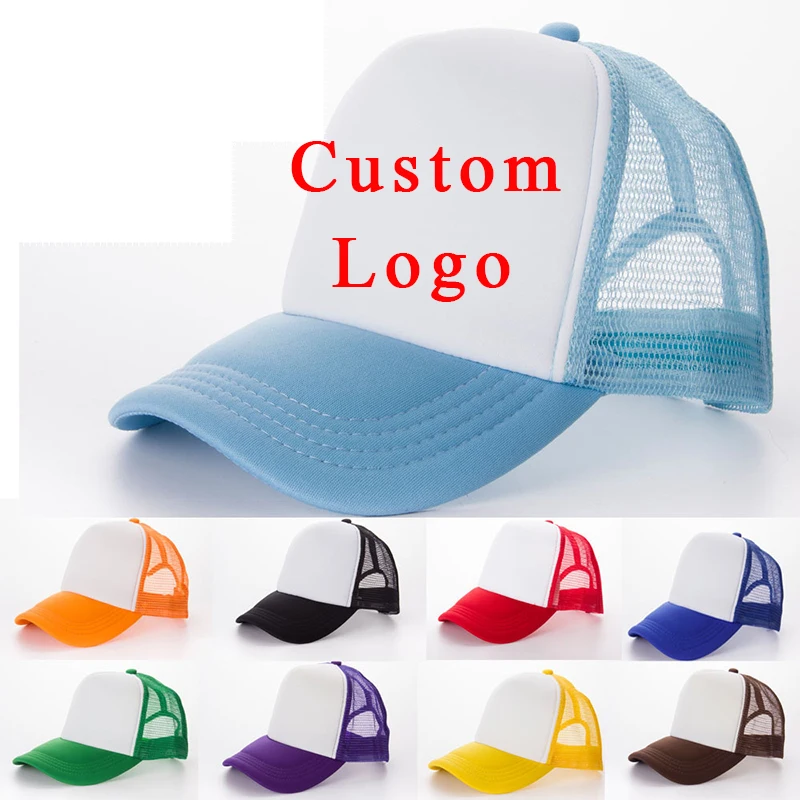 1 PCS Free Custom Logo Baseball Cap Adult Child Personality DIY Design Trucker Hat 100% Polyester Hats Blank Mesh Cap Men Women
1 PCS Free Custom Logo Baseball Cap Adult Child Personality DIY Design Trucker Hat 100% Polyester Hats Blank Mesh Cap Men Women