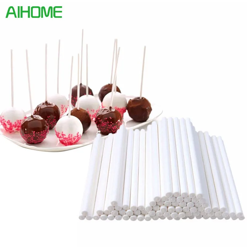 100pcs 1cm White Paper Lollipop Stick Cake Pop Sticks For Chocolate Sugar Candy Color Lollypop Paste Tool
100pcs 1cm White Paper Lollipop Stick Cake Pop Sticks For Chocolate Sugar Candy Color Lollypop Paste Tool