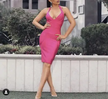 Bandage Dress Top Quality Sexy Women Night CLub Halter Celebrity Elegant Bodycon Party Dress Summer Dress
Bandage Dress Top Quality Sexy Women Night CLub Halter Celebrity Elegant Bodycon Party Dress Summer Dress