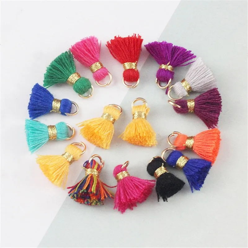 10PC Mini Curtain Tassel Pendant Decorate DIY Handmade Jewelry Beaded Cotton Tassel Bracelet Earrings Accessories Hair Material
10PC Mini Curtain Tassel Pendant Decorate DIY Handmade Jewelry Beaded Cotton Tassel Bracelet Earrings Accessories Hair Material