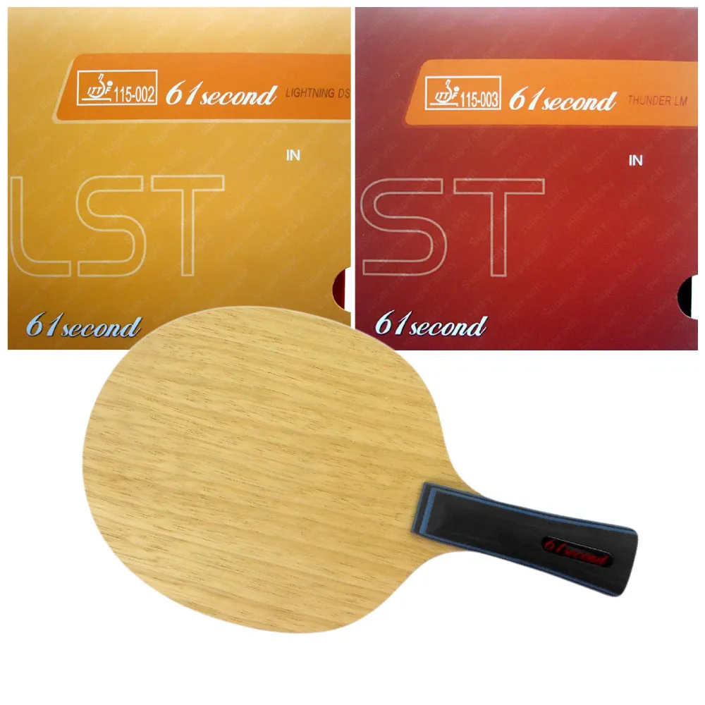 Pro Table Tennis PingPong Combo Racket 61second 3003 with Lightning DS LST and LM ST with a free full case Long Shakehand FL
Pro Table Tennis PingPong Combo Racket 61second 3003 with Lightning DS LST and LM ST with a free full case Long Shakehand FL