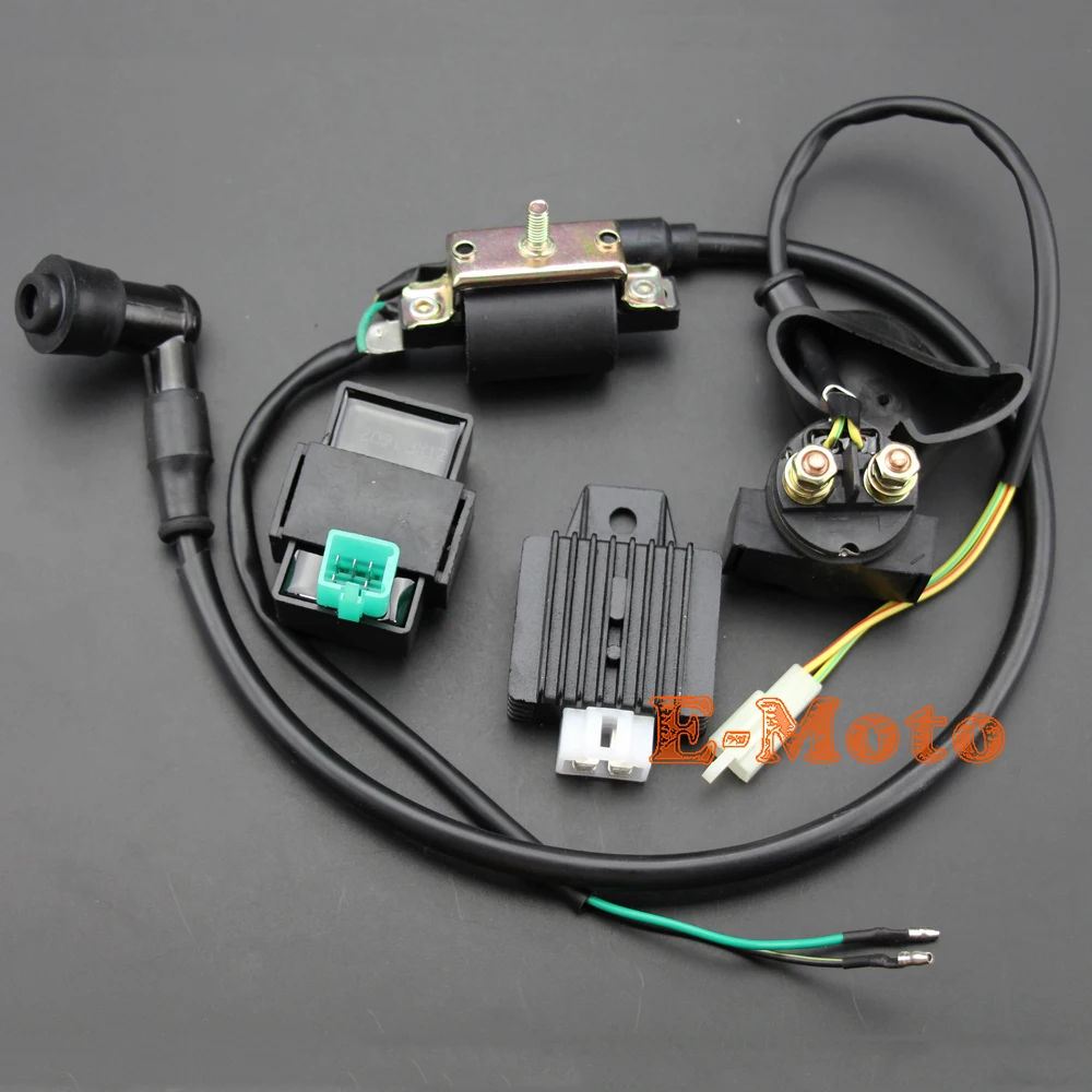 Ignition Coil 5 Pin CDI 12v Regulator Rectifier Relay For 50 70 90 110 125 cc Chinese ATV Quad Dirt Bike new E-Moto
Ignition Coil 5 Pin CDI 12v Regulator Rectifier Relay For 50 70 90 110 125 cc Chinese ATV Quad Dirt Bike new E-Moto
