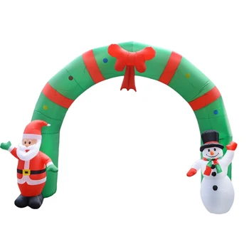 Christmas Decorations 8.2' Width Airblown Inflatable Arch Stand With Santa Claus And Snowman Yard Art Decor
Christmas Decorations 8.2' Width Airblown Inflatable Arch Stand With Santa Claus And Snowman Yard Art Decor
