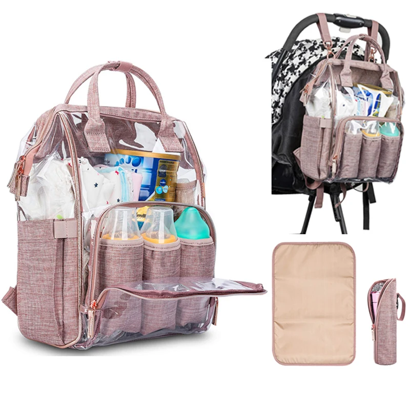 2019 Transparent Diaper Baby Care Pram Stroller Maternity Bag for Mom Mother Female Women Maternal Nappy Nursing Mommy Backpack
2019 Transparent Diaper Baby Care Pram Stroller Maternity Bag for Mom Mother Female Women Maternal Nappy Nursing Mommy Backpack