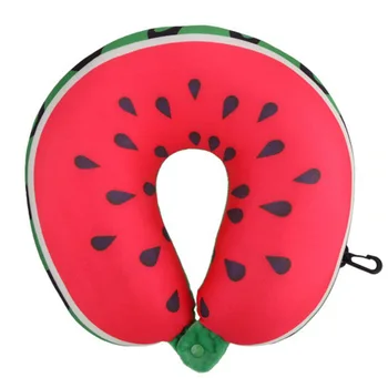 Fruit U Shaped Pillow Travel Pillows Cushion Nanoparticles Neck Pillow Car Travel Pillow Watermelon 
Fruit U Shaped Pillow Travel Pillows Cushion Nanoparticles Neck Pillow Car Travel Pillow Watermelon