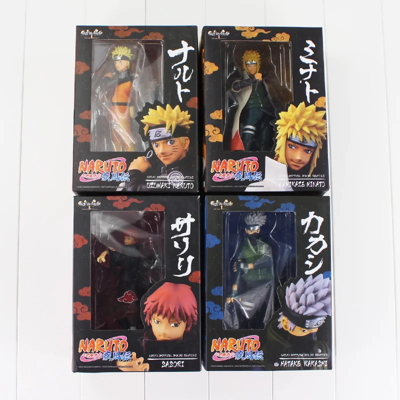 2pcs/lot 16-18cm Naruto Shippuden Figure Set Naruto Minato Kakashi Sasori Collectible Model Doll for Children
2pcs/lot 16-18cm Naruto Shippuden Figure Set Naruto Minato Kakashi Sasori Collectible Model Doll for Children