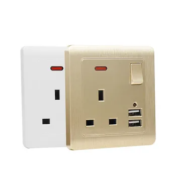 UK standard wall power socket Double usb British socket Switch control 2.1A Wall Charger Adapter Plug Socket
UK standard wall power socket Double usb British socket Switch control 2.1A Wall Charger Adapter Plug Socket