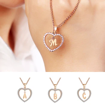26 Letter Name Necklaces & Pendant For Women 26 Letters Gold Chain Heart Choker Necklaces Women Fashion Statement Jewelry Bijoux
26 Letter Name Necklaces & Pendant For Women 26 Letters Gold Chain Heart Choker Necklaces Women Fashion Statement Jewelry Bijoux