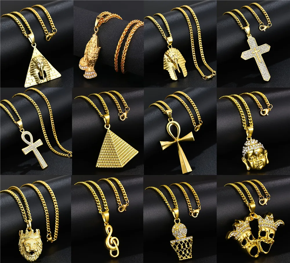 Hip Hop Necklace Brass Gold Color Iced Out Chains Micro Pave Cubic Zircon Cross Pendant Necklace Charm For Men Gifts
Hip Hop Necklace Brass Gold Color Iced Out Chains Micro Pave Cubic Zircon Cross Pendant Necklace Charm For Men Gifts