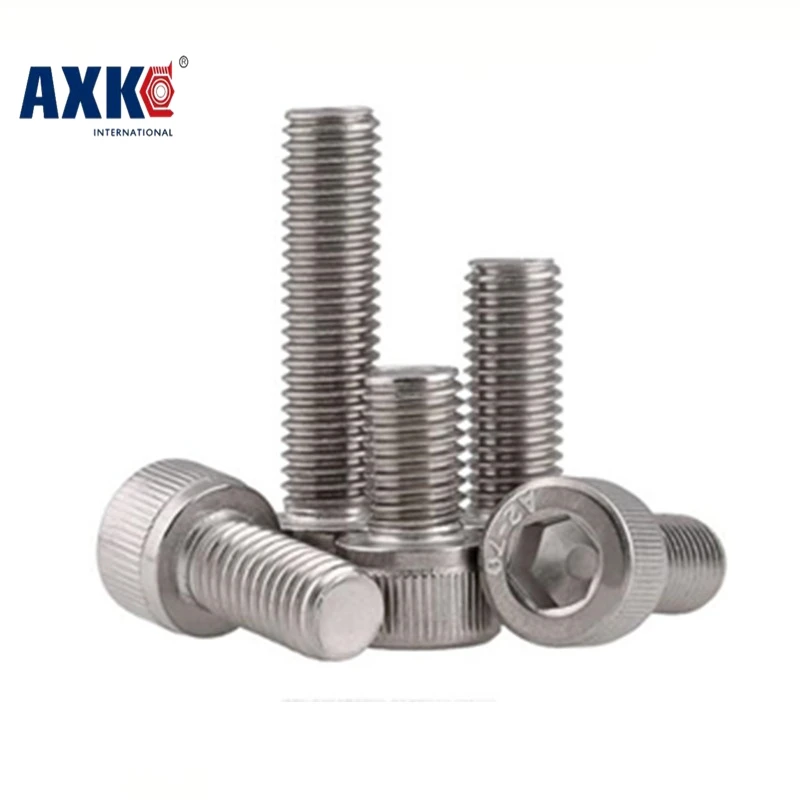 free shipping 50pcs/lot DIN912 M3*5/6/8/10/12/14/16/18/20/25/30 Stainless Steel 304 Hexagon Hex Socket Head Cap Screw
free shipping 50pcs/lot DIN912 M3*5/6/8/10/12/14/16/18/20/25/30 Stainless Steel 304 Hexagon Hex Socket Head Cap Screw