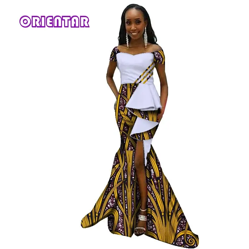 2018 African Dresses For Women African Print Long Dresses Dashiki Dress Bazin Riche Mix Size Party Vestido Mermaid Dress WY2901
2018 African Dresses For Women African Print Long Dresses Dashiki Dress Bazin Riche Mix Size Party Vestido Mermaid Dress WY2901