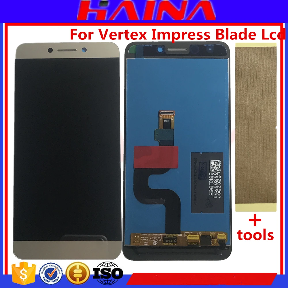 100% Tested Original For Vertex Impress Blade Lcd Display 5.5'' Touch Screen Digitizer 1080*1920 LCD Replacement
100% Tested Original For Vertex Impress Blade Lcd Display 5.5'' Touch Screen Digitizer 1080*1920 LCD Replacement