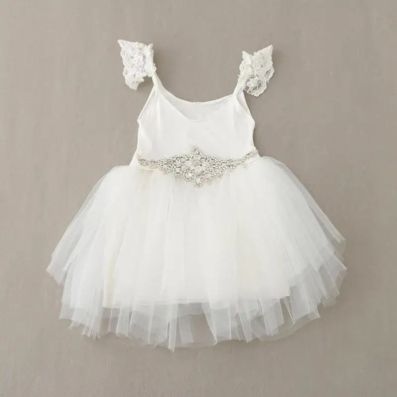 Princess Sweet Kids Girls Fairy Tutu Lace Party Dress Summer Ruffles Puff Sleeve Candy Color Party Dress with Crystal Belts
Princess Sweet Kids Girls Fairy Tutu Lace Party Dress Summer Ruffles Puff Sleeve Candy Color Party Dress with Crystal Belts