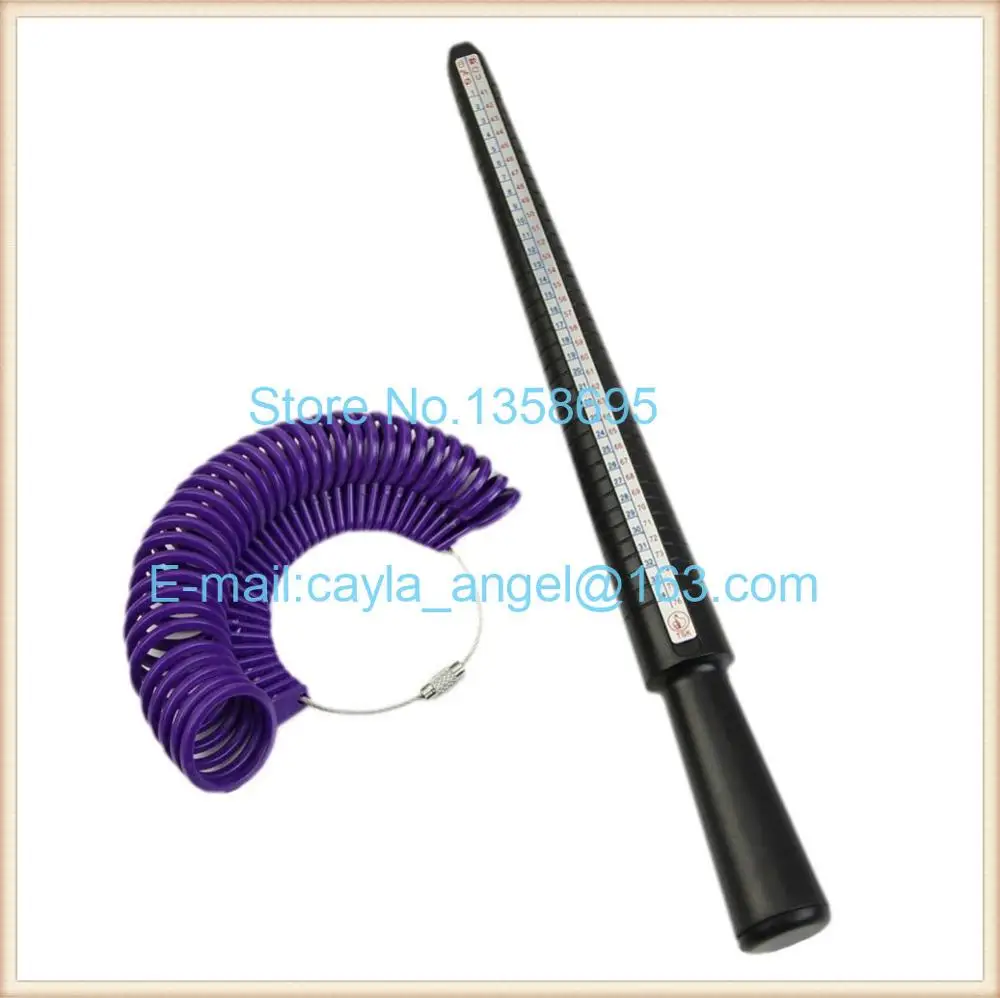 Plastic Ring Sizer Set Stick Mandrel Finger Gauge Ring Sizers Measuring Sizes Jewelry Tool Measurer Tools 1-33 HK Size
Plastic Ring Sizer Set Stick Mandrel Finger Gauge Ring Sizers Measuring Sizes Jewelry Tool Measurer Tools 1-33 HK Size