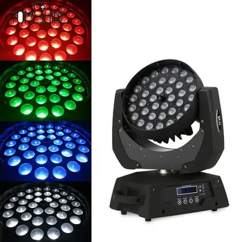 36LEDs Moving Head RGBW Stage Light 380w DMX512 sound Auto Running Control 16 Channels for Club Bar DJ Show Home Party KTV
36LEDs Moving Head RGBW Stage Light 380w DMX512 sound Auto Running Control 16 Channels for Club Bar DJ Show Home Party KTV